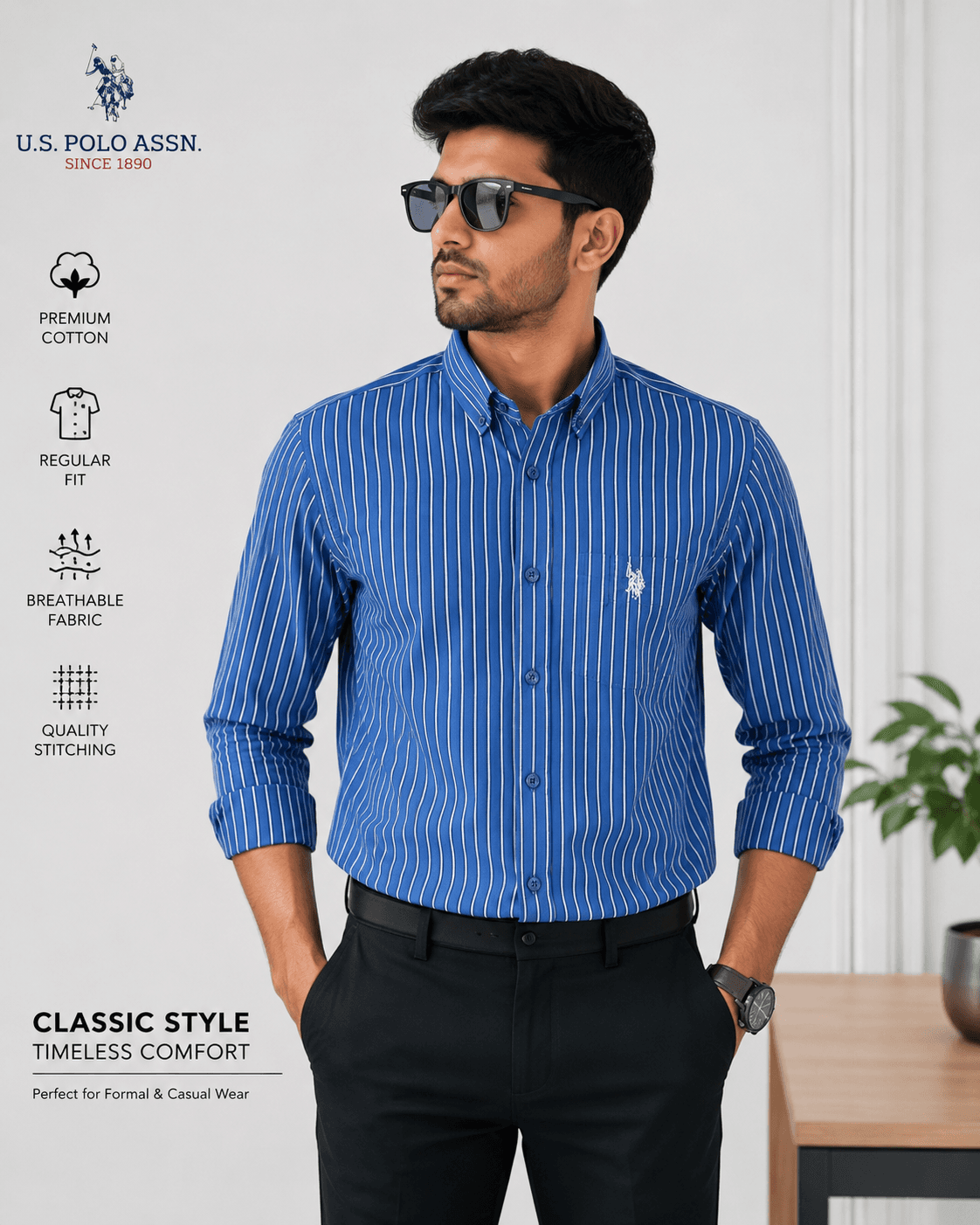 US Polo Assn Premium Quality Shirt — Shirts | Menslor