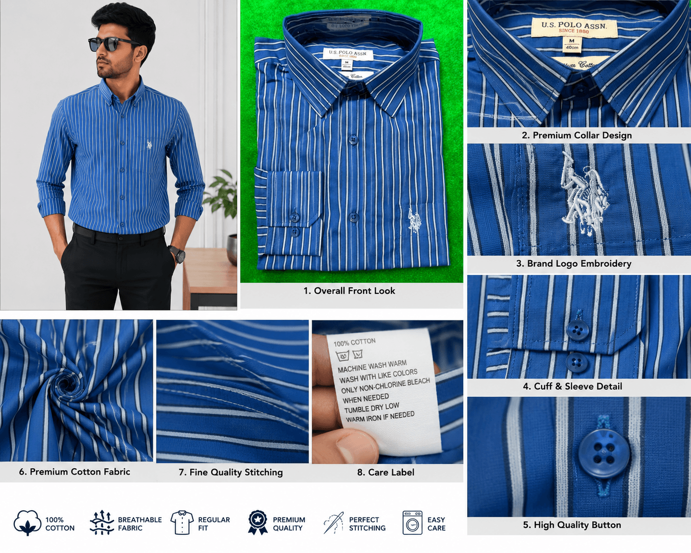 US Polo Assn Premium Quality Shirt alternate view